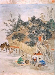 第九圖 織布